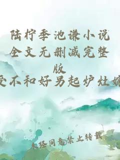 陆柠季池谦小说全文无删减完整版