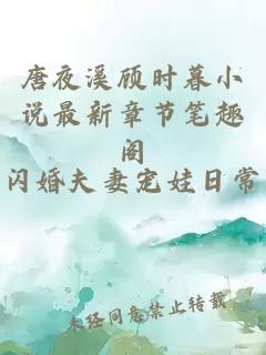 唐夜溪顾时暮小说最新章节笔趣阁